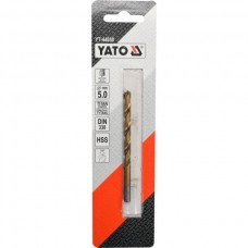 YATO Burghiu pentru metal HSS-TiN, diametru 5.0 mm..